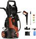 Electric Pressure Washer 5000 PSI 3.2 GPM Power Washer with 20Ft Hose 17Ft Power