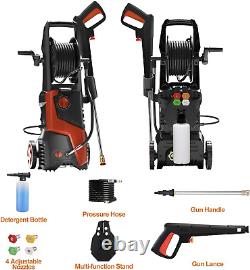 Electric Pressure Washer 5000 PSI 3.2 GPM Power Washer with 20Ft Hose 17Ft Power
