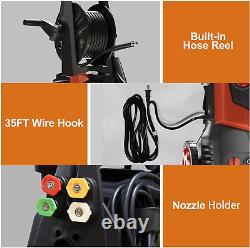 Electric Pressure Washer 5000 PSI 3.2 GPM Power Washer with 20Ft Hose 17Ft Power
