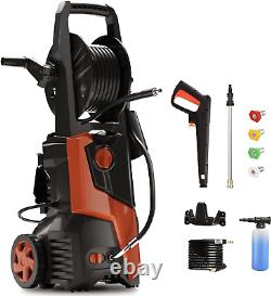 Electric Pressure Washer 5000 PSI 3.2 GPM Power Washer with 20Ft Hose 17Ft Power