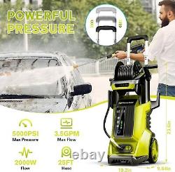 Electric Pressure Washer, 5000 PSI 3.5 GPM Portable Power Washer Touch Screen Ad