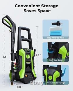 Electric Pressure Washer with Foam Cannon-3500 PSI-2.4 GPM-22FT Cord 22FT Hose