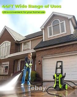 Electric Pressure Washer with Foam Cannon-3500 PSI-2.4 GPM-22FT Cord 22FT Hose