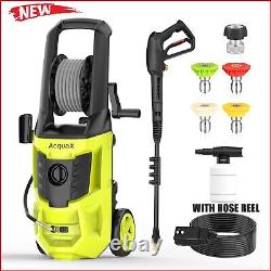 Electric Pressure Washer with Hose Reel 4800PSI Max 4.0 GPM Power Washer New