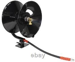 Erie Tools 5100 PSI 3/8 x 100' Pressure Washer Hose Reel with Swivel Base