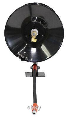 Erie Tools 5100 PSI 3/8 x 100' Pressure Washer Hose Reel with Swivel Base