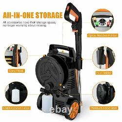 Famistar Pressure Washer, 2300PSI 2.37GPM, Clean Machine with Hose Reel