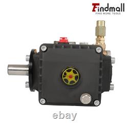 Findmall 3600 PSI Pressure Power Washer Pump 4.9GPM 24mm Solid Shaft Belt Drive