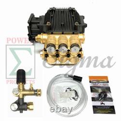 For Mi-T-M 3-0414 Pressure Washer Pump Triplex 2.5GPM@3000PSI 3400RPM 3/4 Shaft