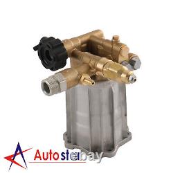 For RMV2.5G30 PRESSURE WASHER PUMP AXIAL, 2.5GPM 3000 PSI, 3400 RPM, 3/4 SHAFT