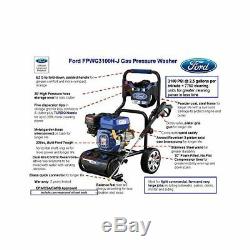 Ford 3100 psi Gasoline Powered 2.5 GPM Cold Water Pressure Washer FPWG3100H-J