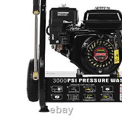 Gas High Pressure Washer 3000PSI 6.5HP 200cc Power Pressure Washer with 5 Nozzle
