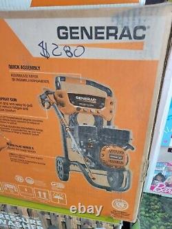 Gas Pressure Washer 2900psi Generac 2.4 GPM Model 8874 with 196CC OHV Engine