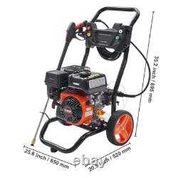 Gas Pressure Washer Gas Powered Washer 3600 PSI 2.6 GPM 210cc 5 Nozzles