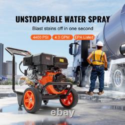 Gas Pressure Washer Gas Powered Washer 4400 PSI 4.0 GPM 390cc 5 Nozzles