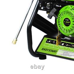Gasoline Powered Pressure Washer 3800 PSI 2.5 GPM 196CC with Nozzles / Foam Bottle