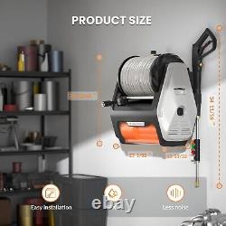 Giraffe Tools 1.6 GPM Electric Power Pressure Washer, Wall Mounted Max 3300 PSI