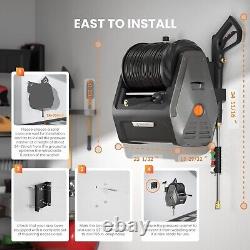 Giraffe Tools 2.0 GPM Electric Power Pressure Washer, Wall Mounted Max 2400 PSI