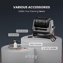 Giraffe Tools 2.0 GPM Electric Power Pressure Washer, Wall Mounted Max 2400 PSI