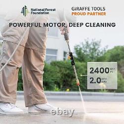 Giraffe Tools MAX 2400 PSI Electric High Pressure Washer 1800W Power Washer 65FT