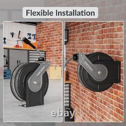 Giraffe Tools Retractable Power Pressure Washer Hose Reel 1/4 x 60 ft, 4000PSI