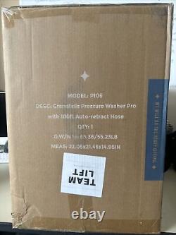 Grandfalls Pressure Washer PRO 3300 PSI P106 NEW IN BOX NEVER USED
