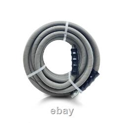 Gray Non-Marking Pressure Washer Hose 3/8 x 50ft 4100PSI Made With Kevlar