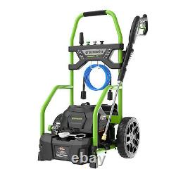 GreenWorks 2000 PSI 1.2 GPM 14 AMP Electric Pressure Washer with 25FT Hose