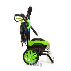 GreenWorks 2000 PSI 1.2 GPM 14 Amp Electric Pressure Washer with 25 Foot Hose
