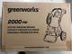 GreenWorks GPW2000-1 2000 PSI Electric Pressure Washer New With Free Shipping