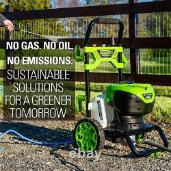 GreenWorks Pro 2300PSI Electric Pressure Washer 2.3GPM 14Amp 25Ft Hose 35Ft Cord