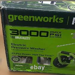 GreenWorks Pro 3000PSI 2.0 GPM Brushless Electric Pressure Washer GPW3000