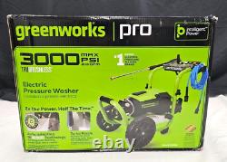 GreenWorks Pro GPW3000 3000 MAX PSI 2.0GPM Brushless Electric Pressure Washer