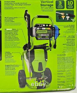 GreenWorks Pro GPW3000 3000 MAX PSI 2.0GPM Brushless Electric Pressure Washer