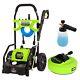 Greenworks 2000PSI Electric Pressure Washer Plus Foam Cannon and Surface Cleaner