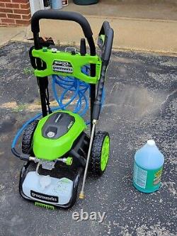 Greenworks 2000 PSI Electric Pressure Washer GPW 2006 Garage Kept E/C WithBox, Etc