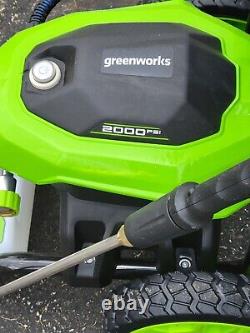 Greenworks 2000 PSI Electric Pressure Washer GPW 2006 Garage Kept E/C WithBox, Etc