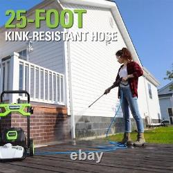 Greenworks 2000psi Electric Pressure Washer 1.2 GPM with 25Ft Hose 35Ft Cord