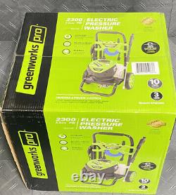 Greenworks 2300PSI Power Pressure Washer 2.3GPM Electric New Sealed