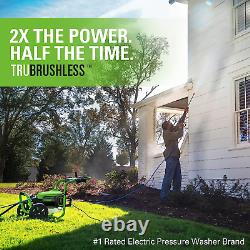 Greenworks 3000 PSI (1.1 GPM) TruBrushless Electric Pressure Washer