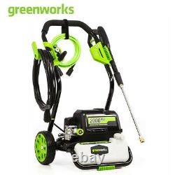 Greenworks Electric Pressure Washer 2000PSI 1.2GPM Power Cleaner Water Sprayer