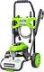 Greenworks Electric Pressure Washer up to 1900 PSI at 1.2 GPM Green