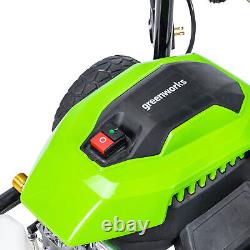 Greenworks Electric Pressure Washer up to 1900 PSI at 1.2 GPM Green