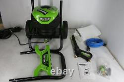 Greenworks PRO 2300 PSI TruBrushless 2.3 GPM Electric Pressure Washer Green