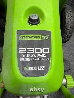 Greenworks Pro 2300 PSI 1.2-GPM Cold Water Electric Pressure Washer with 5 Spray