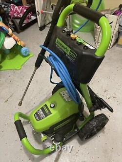 Greenworks Pro 2300 PSI Electric Pressure Washer 25Ft Hose 35Ft Cord 5 Nozzles