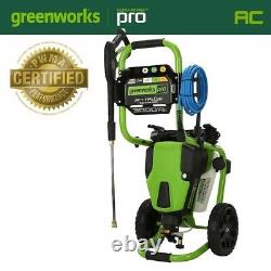 Greenworks Pro 3000 PSI 2-Gallon-GPM Cold Water Electric Pressure Washer NEW