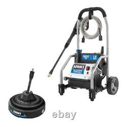 HART 1800 PSI 1.2 GPM Electric Pressure Washer with Bonus 11 Surface Cleaner R1