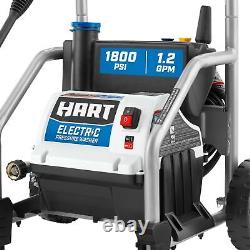 HART 1800 PSI 1.2 GPM Electric Pressure Washer with Bonus 11 Surface Cleaner R1