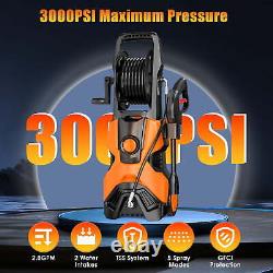 HONGGE 3000PSI Electric Pressure Washer with 20 Ft Hose 35Ft Power Cord